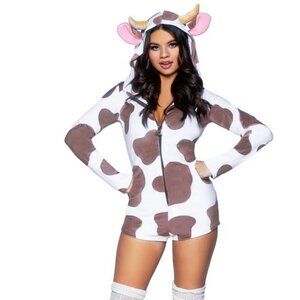 Leg Avenue Cow Print Jumpsuit